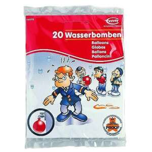 20 sztuk bombek wodnych, czerwone bomby wodne, walka na bomby wodne, letnia zabawa, zabawki dla dzieci, gry na świeżym powietrzu, artykuły imprezowe - Bułka w powietrzu