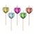 Fém Szív Tortaszívecskék - 5 db - Többszínű 50295847