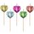 Fém Szív Tortaszívecskék - 5 db - Többszínű 50295847