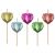 Fém Szív Tortaszívecskék - 5 db - Többszínű 50295847