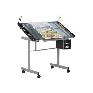 Masa pentru desen tehnic cu planseta din sticla