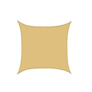 Beige square sun sail, 3.6m, shade sail, patio shade, garden shade, outdoor shade - Shade Sail