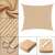 Square sun sail, beige, 3.6m, with rope, shade sail, patio shade, garden shade, outdoor shade