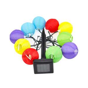 Colorful Solar Lantern String Lights - 10 Pieces 48826856 - Timeless Tools