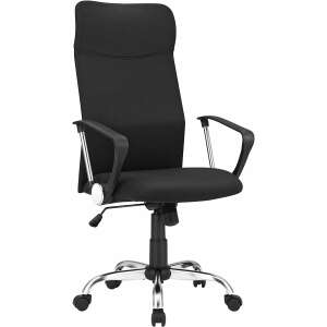 Ergonomická kancelárska stolička, 63 x (110-120) x 63 cm, čierna | SONGMICS 97908786