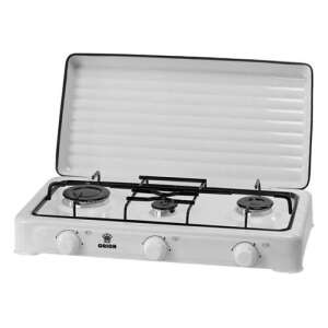 Kuchenka gazowa przenośna Orion K-03 S/P, 3 palniki, biała - Płyta grzewcza