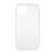 Transparent silicone case for iPhone, front view
