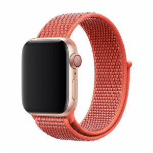 Devia Nectarine Fabric Velcro Strap for Apple Watch 42/44/45/49mm - Smart watch strap