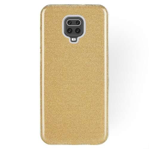 Xiaomi Redmi Note 9 Pro Max telefontok, arany csillámos tok - Telefontok