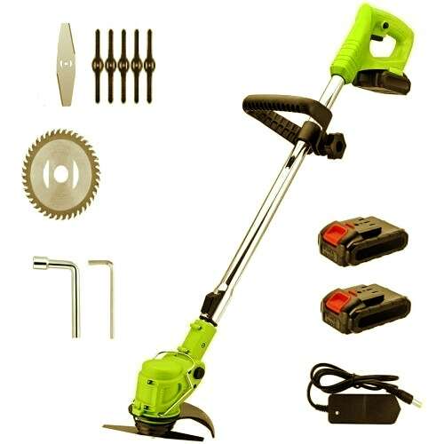 Akkumulátoros szegélynyíró, 2db akkumulátorral