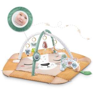 Nukido 3in1 Lion Baby Activity Gym and Play Mat with Hanging Toys and Mirror - Babies & Toddler