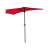 Semi-circular Parasol for Balcony/Terrace - 270 cm Red 48852125