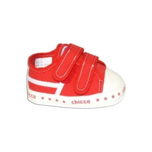 Chicco rote Babyschuhe mit Klettverschluss