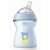 Chicco NaturalFeeling 250 ml Babyflasche mit mittelstarkem Sauger, blau mit Bärenmotiv