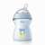 Chicco NaturalFeeling 250 ml Babyflasche mit mittelstarkem Sauger, blau mit Bärenmotiv