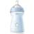 Chicco NaturalFeeling 330 ml Babyflasche mit schnell fließendem Sauger, blaues und weißes Design mit Sternenmuster
