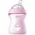 Chicco NaturalFeeling 330ml Babyflasche mit schnellem Durchfluss Sauger, Rosa
