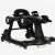 Asalvo FORMA1 3 in 1 Baby Walker, black, with adjustable height and wheels, converts to walker, push car, and play car
