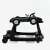 Asalvo FORMA1 3 in 1 Baby Walker, black, side view, with wheels, adjustable height