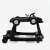 Asalvo FORMA1 3 in 1 Baby Walker, black, side view, with wheels, adjustable height