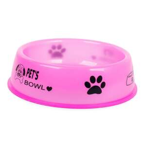 Pet's bowl műanyag tál kutya macska 0,8l, pink 48870556 Etető és itató tál kisállatoknak
