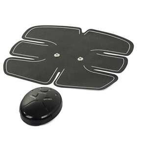 Hasizom elektrostimulátor ems masszírozó, fekete, 6 program, 2 x AAA elemmel - Izomstimuláló