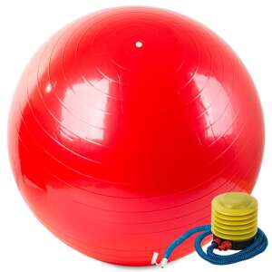 Gimnasztikai labda pumpával, 65 cm, piros 48873216 