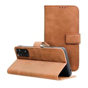 Forcell Tender barna bőrtok Xiaomi Redmi Note 11S telefonhoz - Forcell