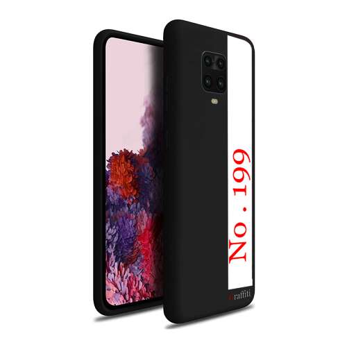 Graffiti No. 199 mintás szilikon telefontok Xiaomi Redmi Note 9 Pro Max-hoz 