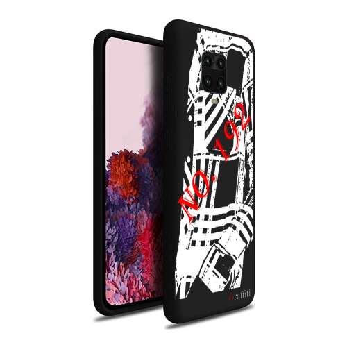 Graffiti No.192 mintás szilikon telefontok Xiaomi Redmi Note 9 Pro Max-hoz - Telefontok
