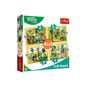 Trefl 4 az 1-ben puzzle Trefliékkel - 00546 48976118 