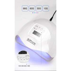 Sun X5 Plus 54W UV/LED körömszárító lámpa időzítővel és érzékelővel, fehér - Körömszárító lámpa