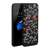 Graffiti iPhone 6 tok No. 190 mintával, fekete szilikon telefontok