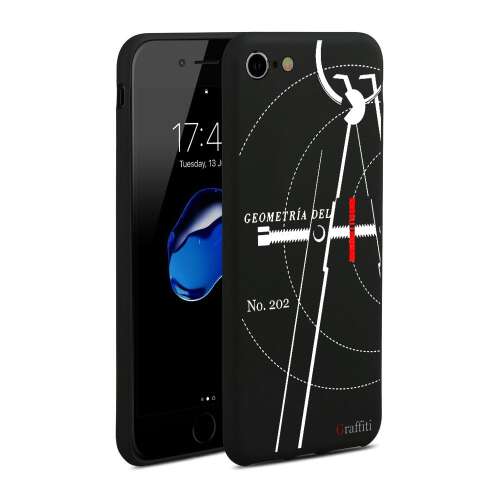 Graffiti iPhone 7 Plus telefontok geometriai mintával - Telefon