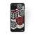 Graffiti iPhone 8 Plus telefontok Rubik kocka mintával