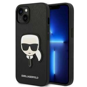 Fekete Karl Lagerfeld iPhone 14 Plus telefontok Karl Lagerfeld logóval - Karl Lagerfeld Telefontok