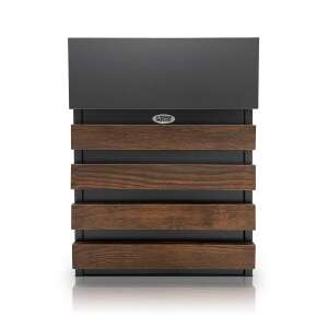 Štvorriadková poštová schránka, antracit-orech