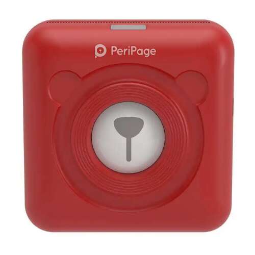 PeriPage Mini A6 przenośna drukarka termiczna, czerwona