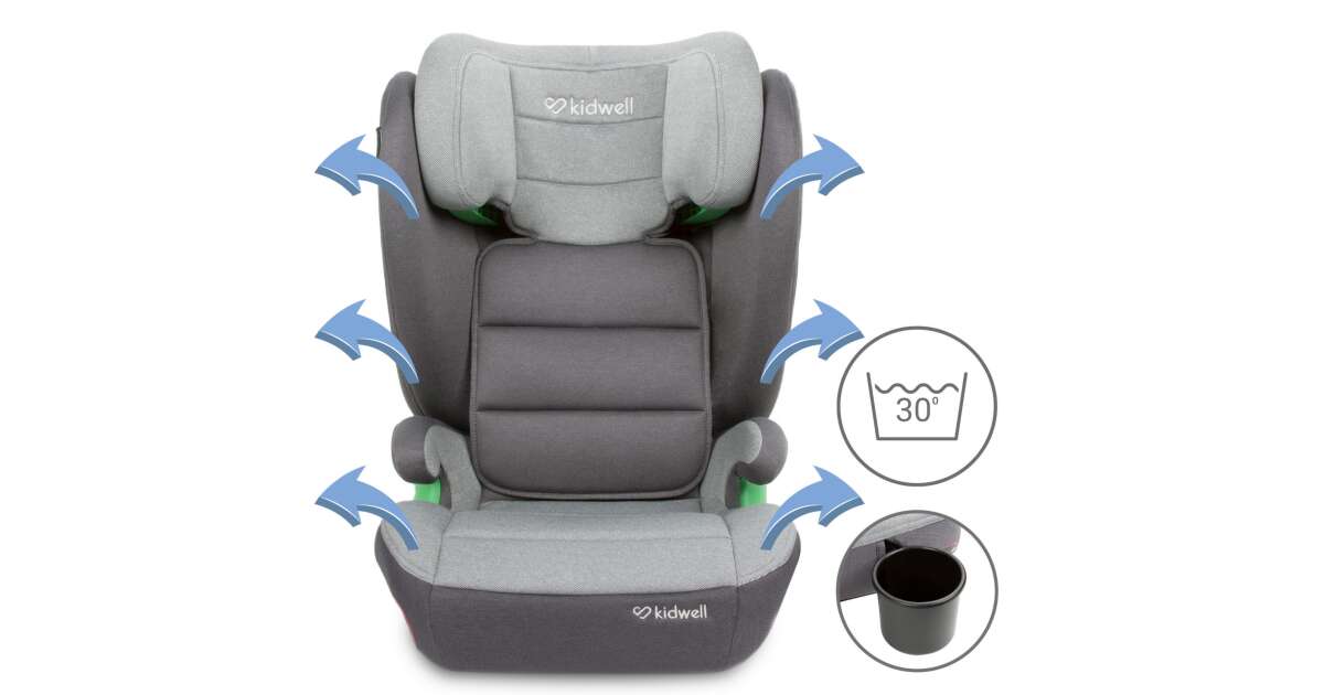 Isofix car seat store with cup holder