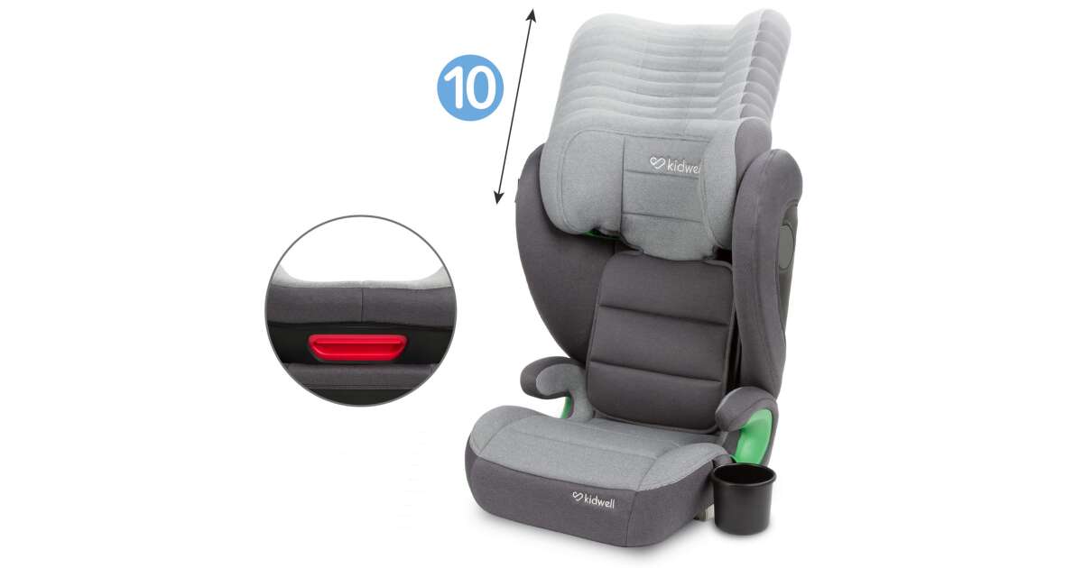 Isofix car seat store with cup holder