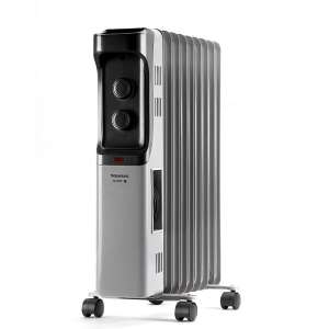 Taurus New Dakar 2000 olajradiátor 9 bordával, szürke színben, kerekekkel és hordozó fogantyúval. - Taurus