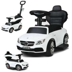 Funfit Kids Mercedes C63 Baby taxi with suspension and reversing arm #white