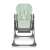 Kinderkraft Tastee skladacia a nastaviteľná vysoká stolička s úložným košíkom #mint-grey 49070463}
