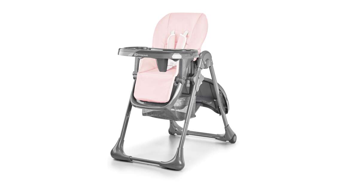 Kinderkraft high best sale chair pink