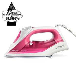 Taurus Jade 2200 kerámia gőzölős vasaló, rózsaszín és fehér, ferde nézet - Taurus