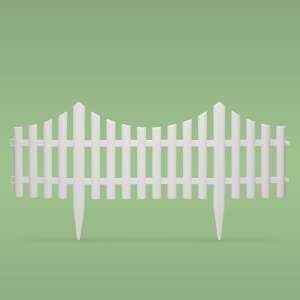 Plôtik okolo kvetov plast