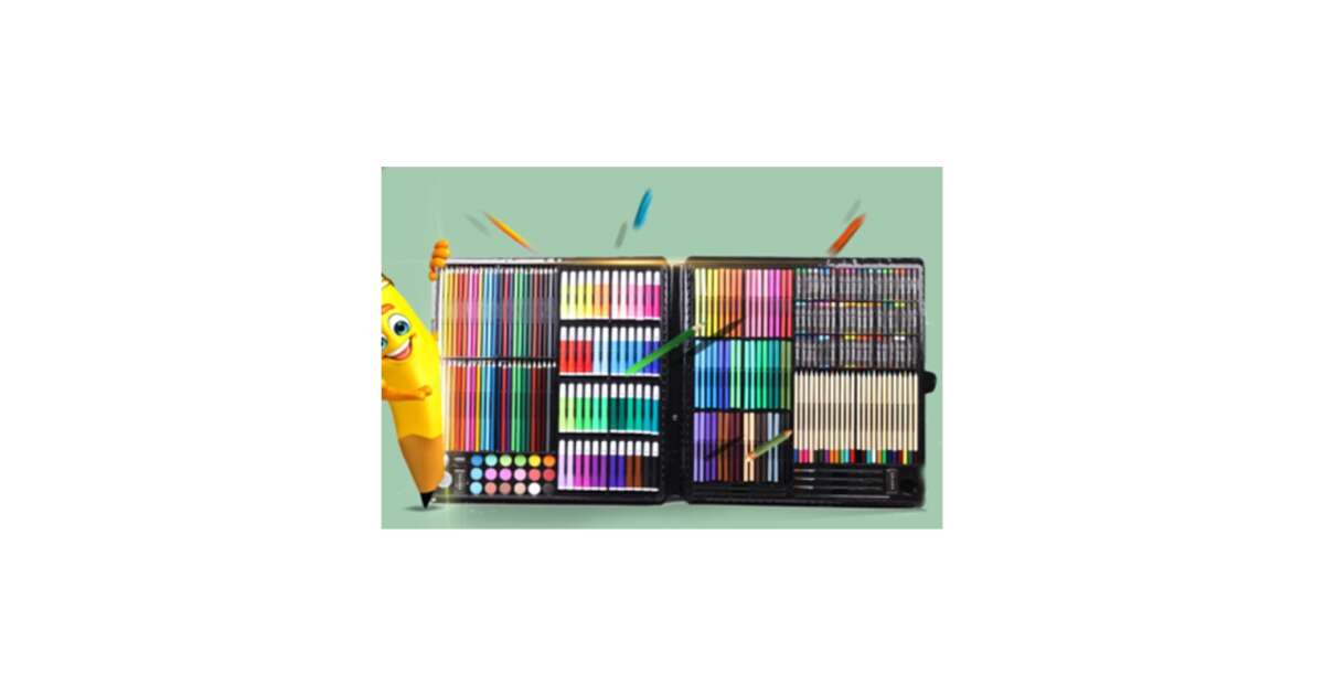 258 pieces art box set color