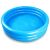 Intex 168x38 cm blue inflatable kiddie pool, angled view