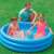 Intex 168x38 cm inflatable kiddie pool, children playing in the pool