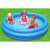 Intex 168x38 cm inflatable kiddie pool, children playing in the pool